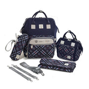 LeQueen Diamond 8th Special Edition Soft Waterproof Diaper Bag - Navy Blue