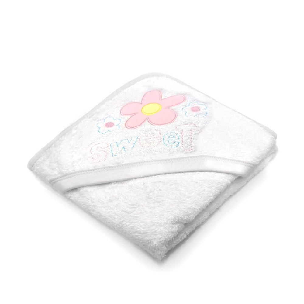Sweet Flower Baby Hooded Towel