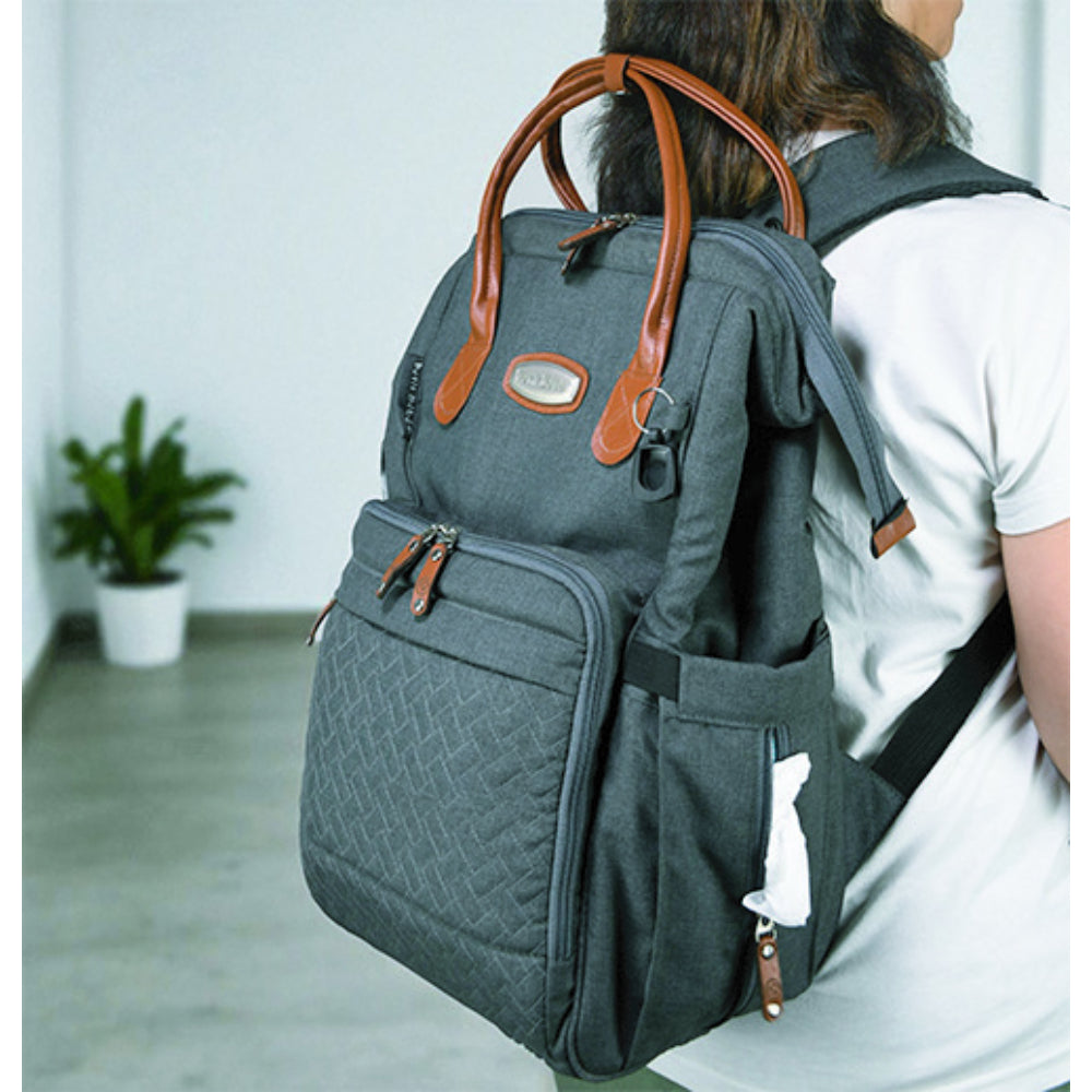 Petit Bebe Premium Max Mommy Bag – Grey