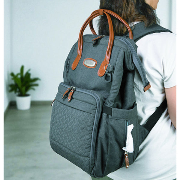 Petit Bebe Premium Max Mommy Bag – Grey