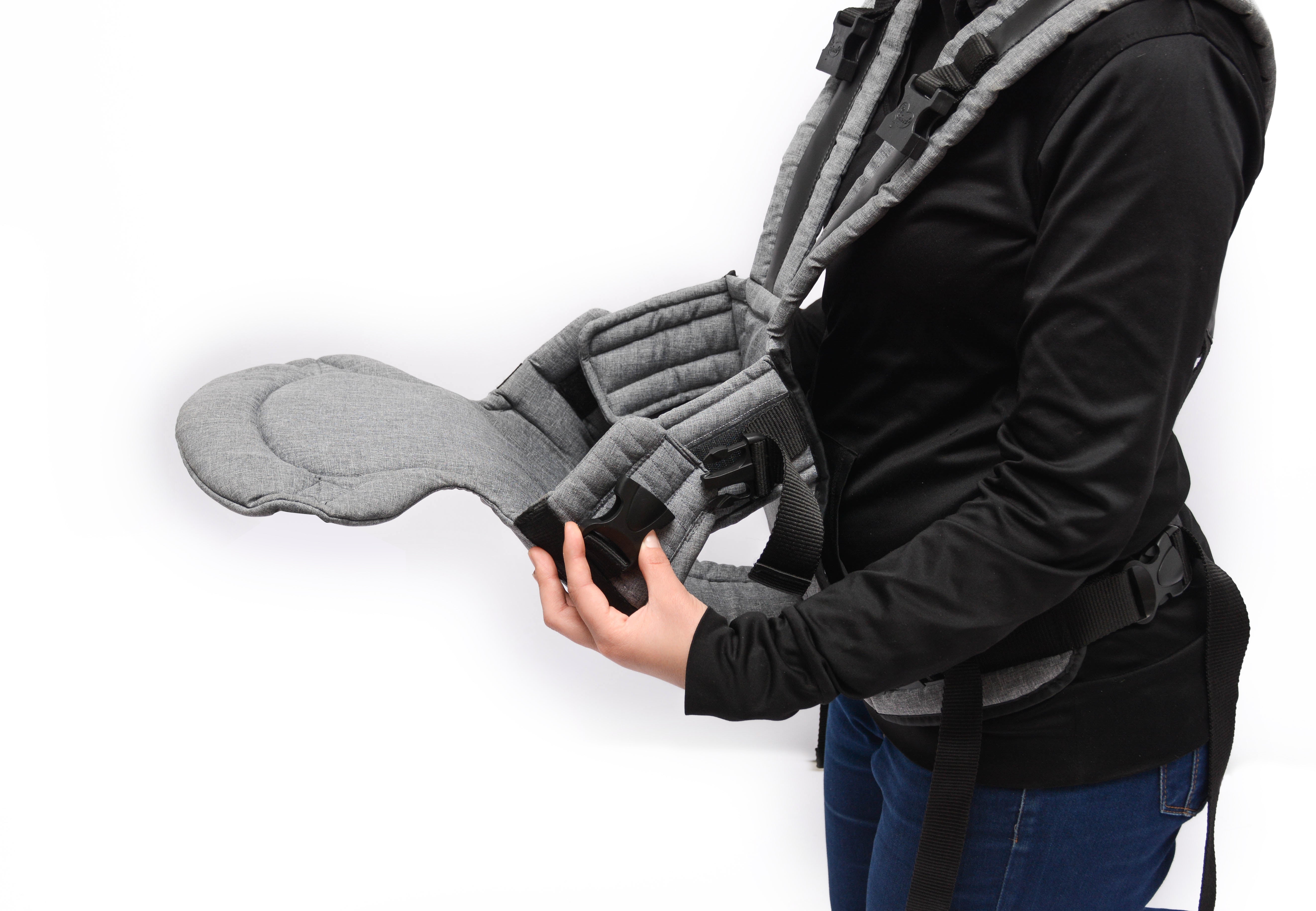 Petit Bebe Baby Carrier - Grey