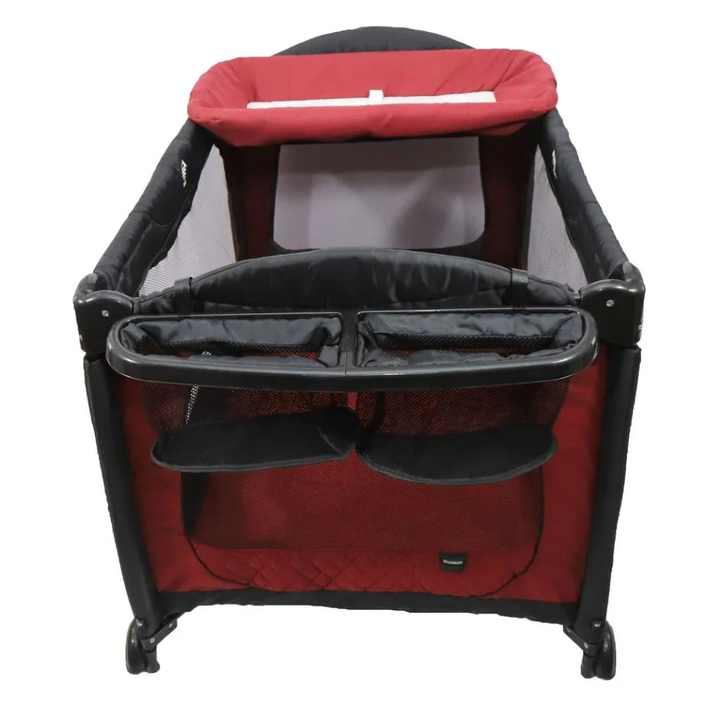 Petit Bebe Baby Play Pen Premium – Maroon