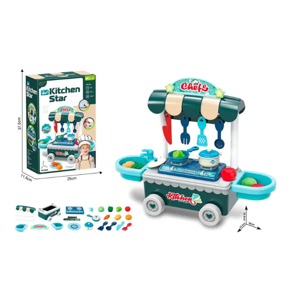 Chef Kitchen Star Toy Kit – 25 Pcs