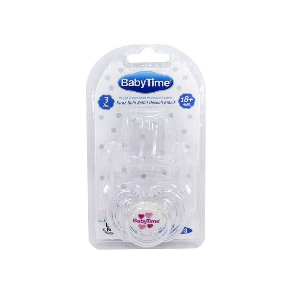 Baby Time Orthodontic Pacifier with Cover Size 2 – Pink
