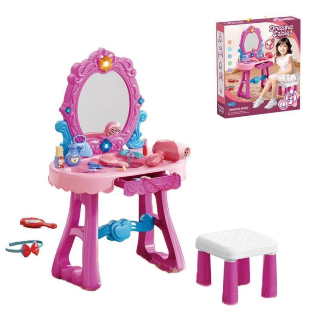 Princess Vanity Dress-Up & Styling Set – 29 Pcs