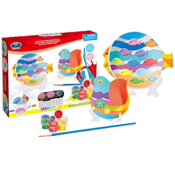 DIY Graffiti Decoration – 8 Pcs