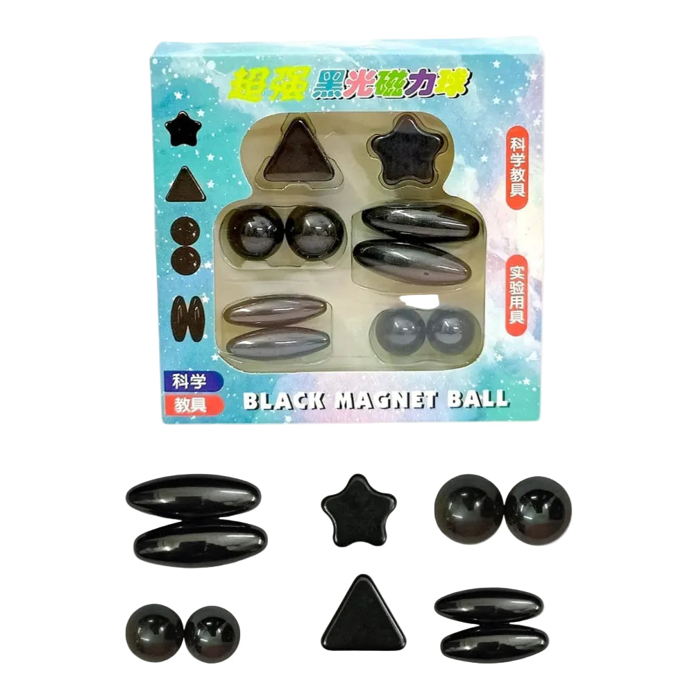 Black Magnetic Ball Set – 10 Pcs