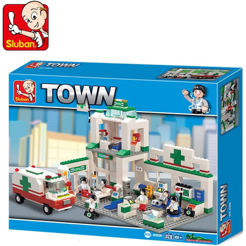 Sluban City Scene Emergency Center - 376 Piece