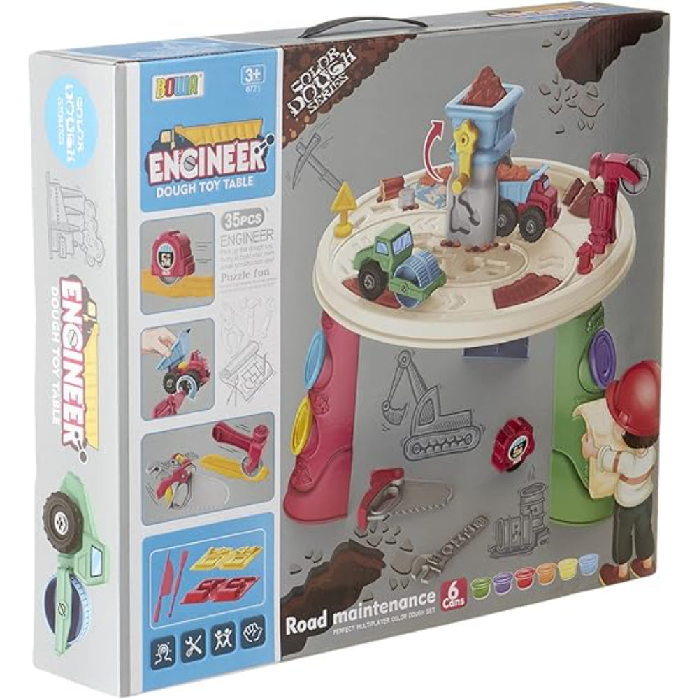 Engineer Dough Toy Table for Kids – Build, Create & Imagine