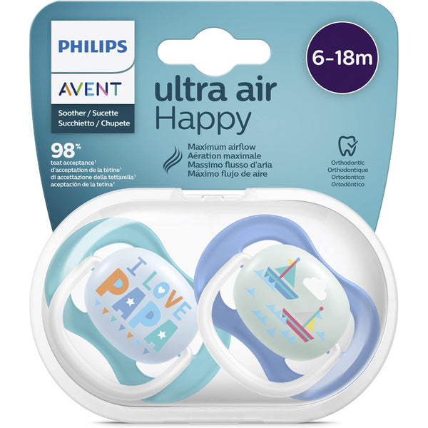 Philips Avent Ultra Air Pacifier - for 6-18m & Orthodontic