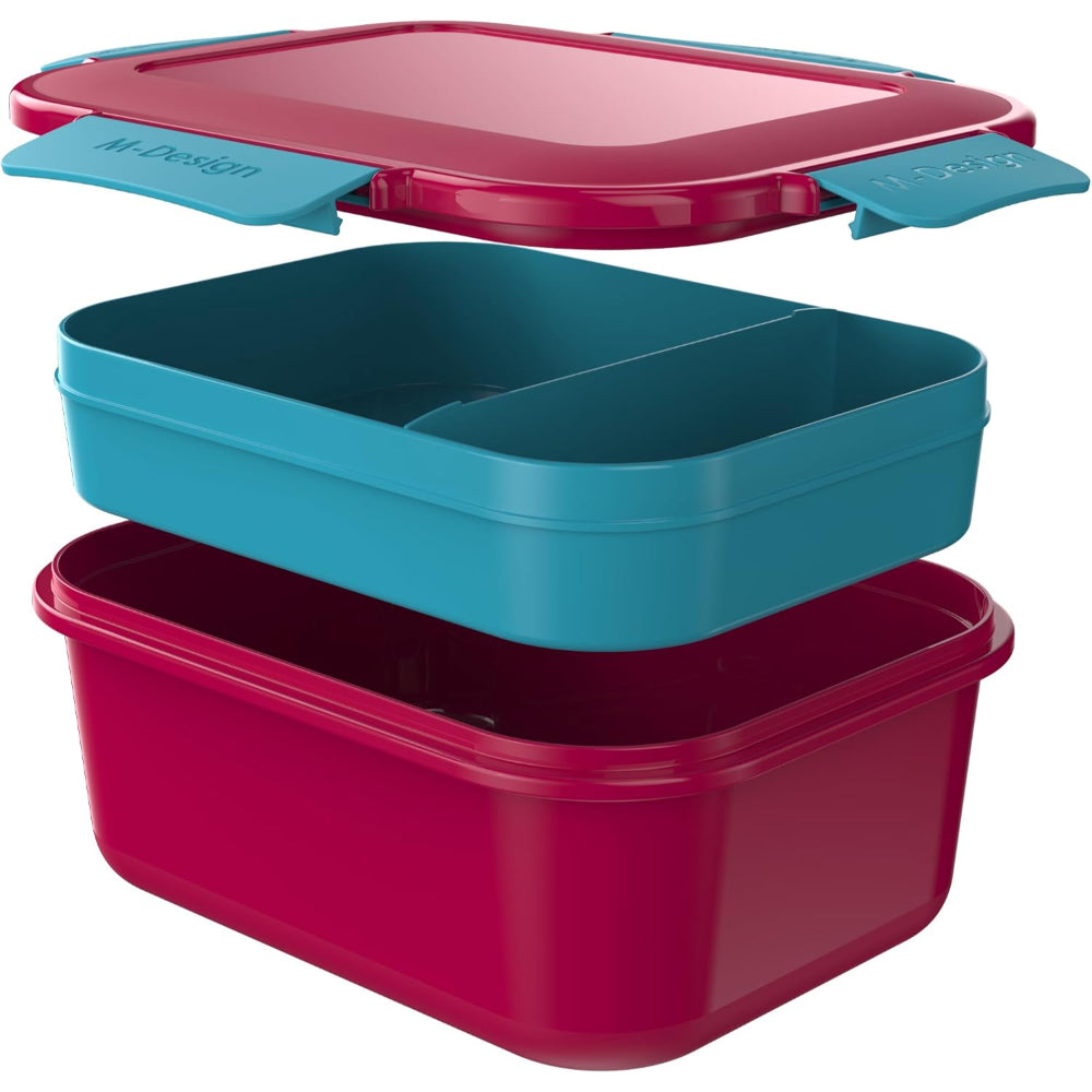M-Design Fresco Lunch Box 1600 ml – Fuchsia/Teal