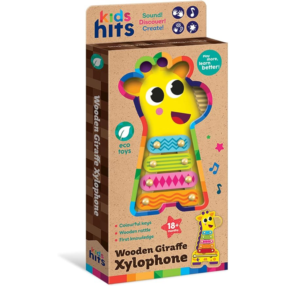 Kids Hits Wooden Giraffe Xylophone