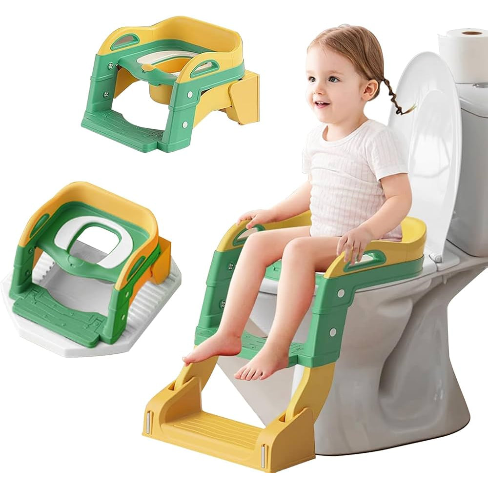 Toimoys Baby Multifunctional Toilet Bowl 3-in-1 – Green