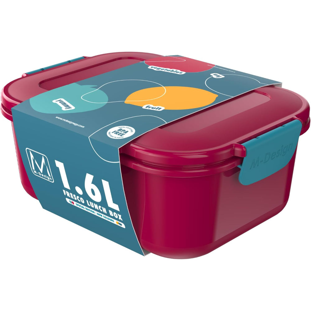 M-Design Fresco Lunch Box 1600 ml – Fuchsia/Teal