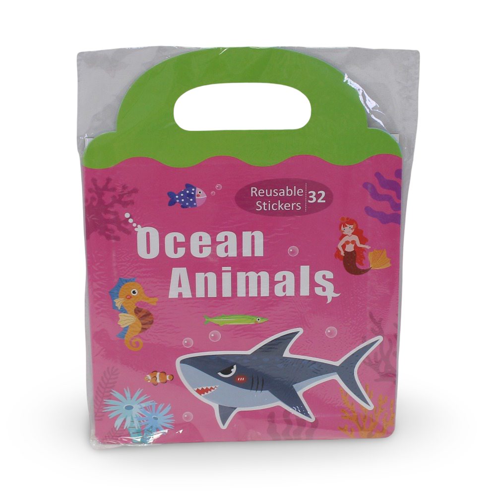 Reusable Magnetic Stickers Book Ocean – 32 Pcs