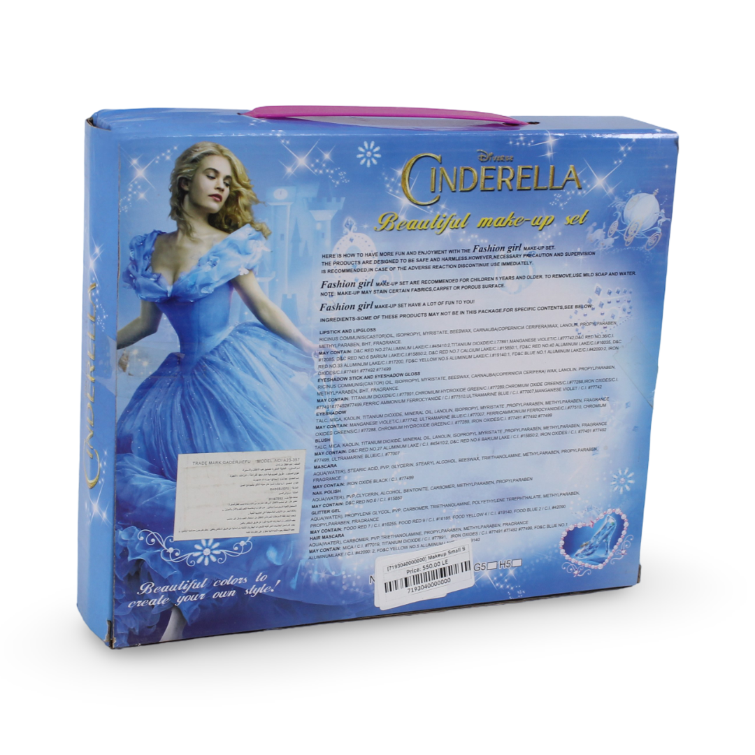 Cinderella Makeup Small Shoe Doll Set