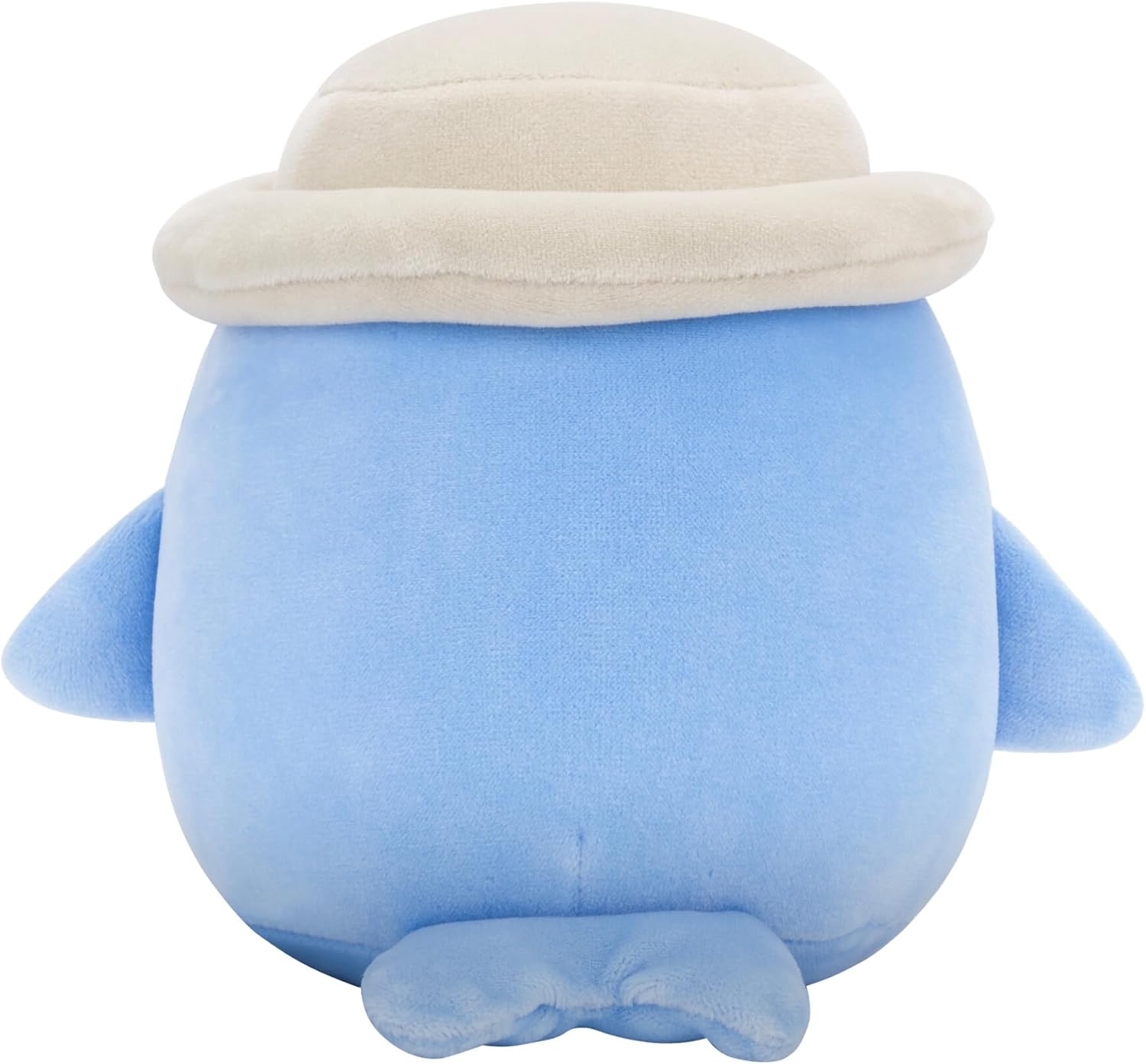 Squishmallows Style Squad 7.5 Inches - Light Blue Whale with White Bucket Hat Samir