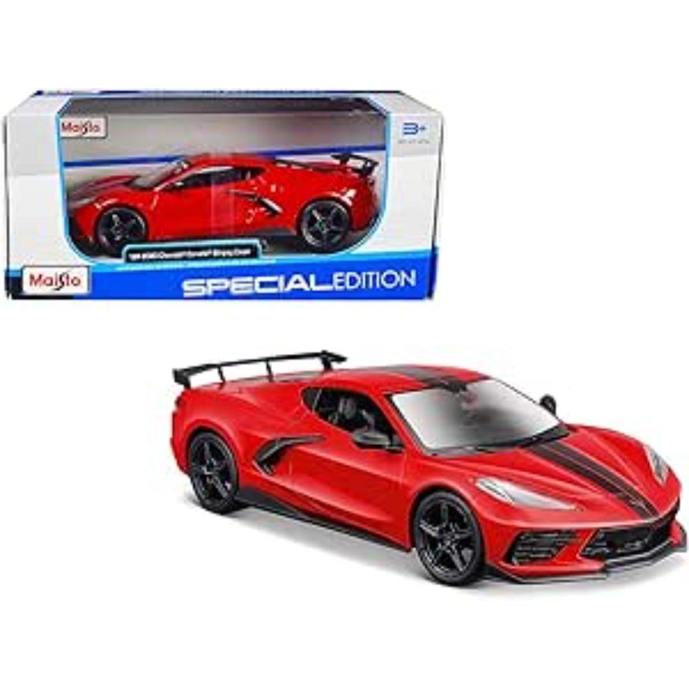 Maisto 2020 Chevrolet Corvette Stingray Coupe Die-Cast Model Car – 1:24 Scale - Toys