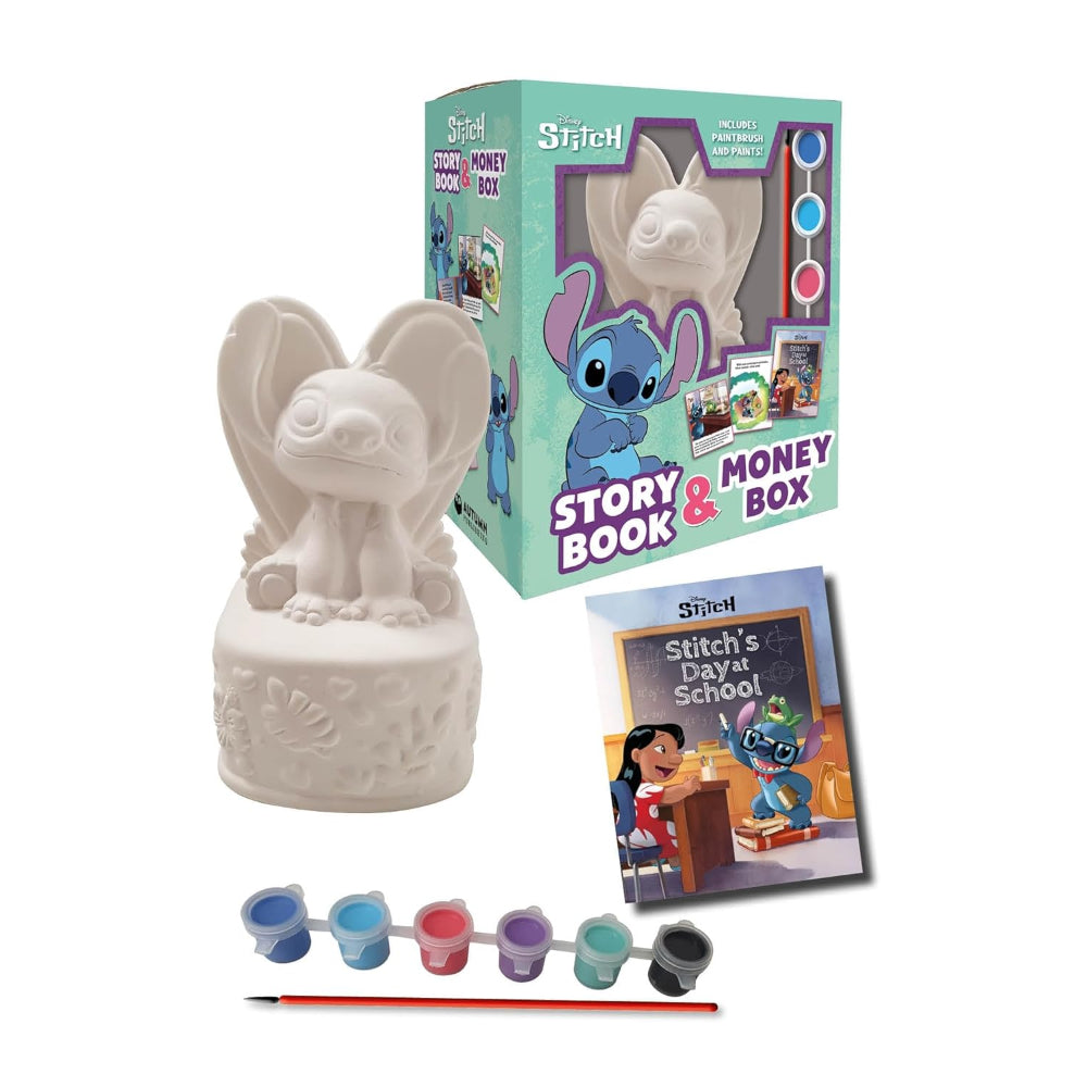 Igloo Books Disney Stitch Story Book & Money Box Set - Assortments