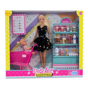 Defa Lucy Doll with Shopping Cart