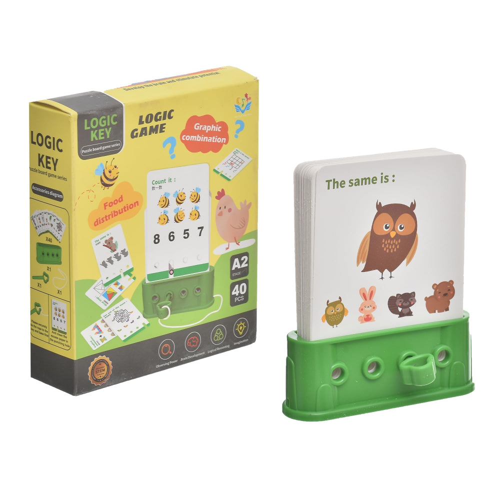 Logic Key Game A2 – 40 Pcs