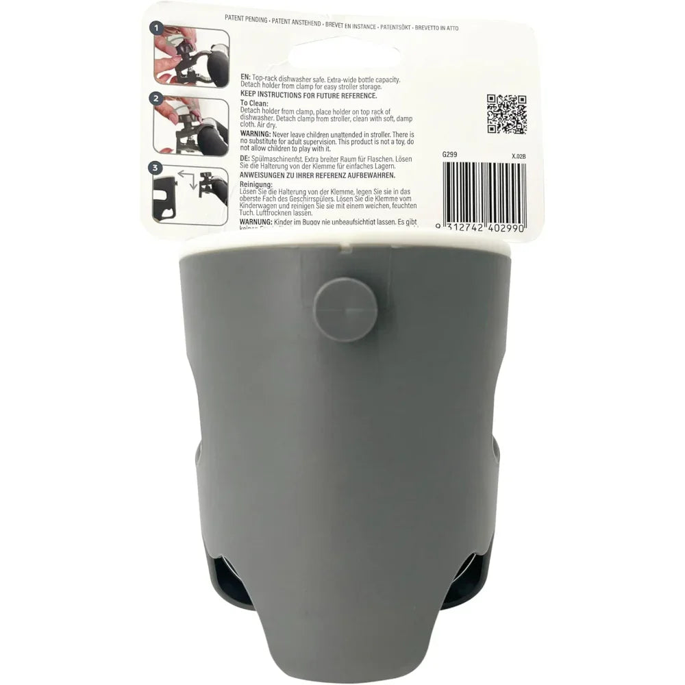 Dreambaby Stroller Drink Holder - Grey