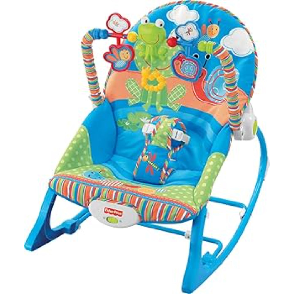 Infant-to-Toddler Rocker (Baby Bouncer & Rocking Chair) – Baby Blue