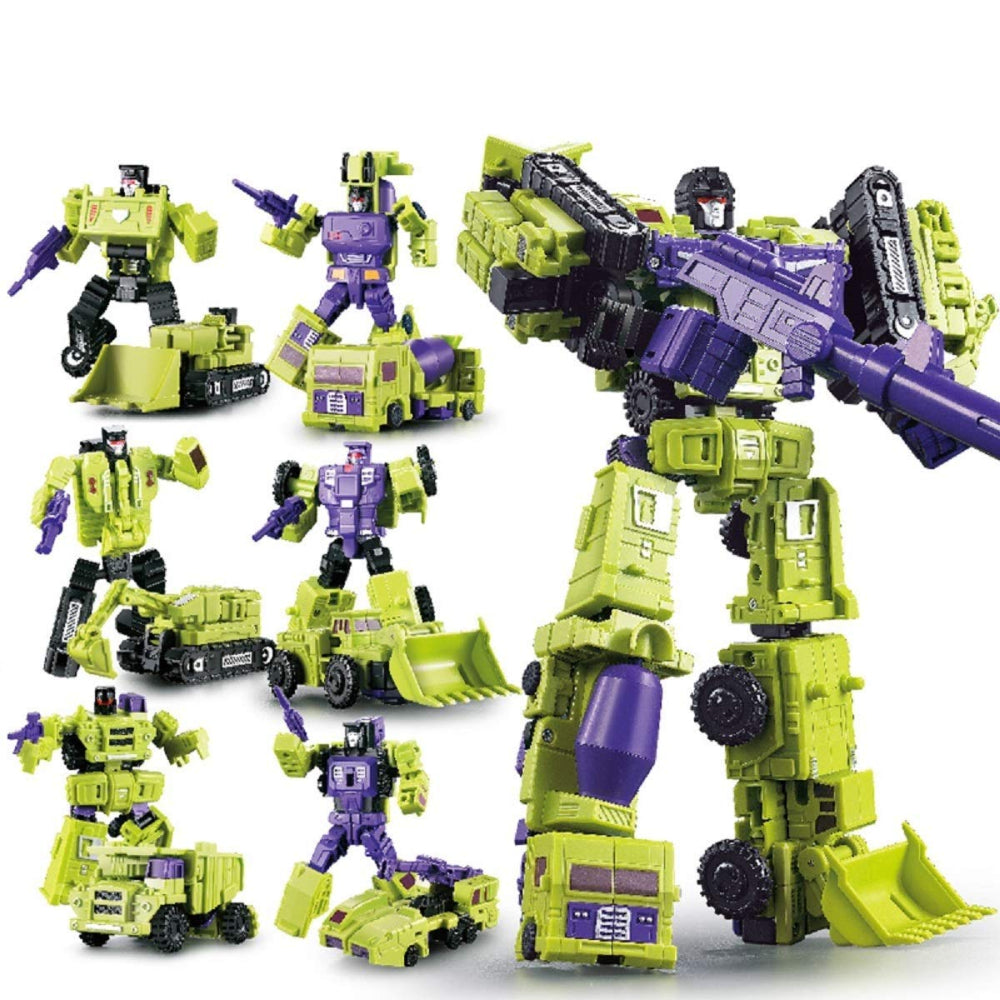 "X-Warrior" 6-in-1 Transforming Robot Toy – Green - Toys - OKO