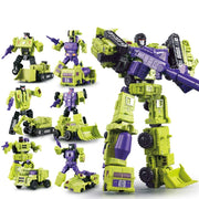 "X-Warrior" 6-in-1 Transforming Robot Toy – Green