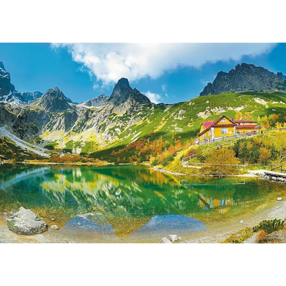 Trefl Shelter Over the Green Pond Tatras Slovakia Jigsaw Puzzle – 1000Pcs - Toys