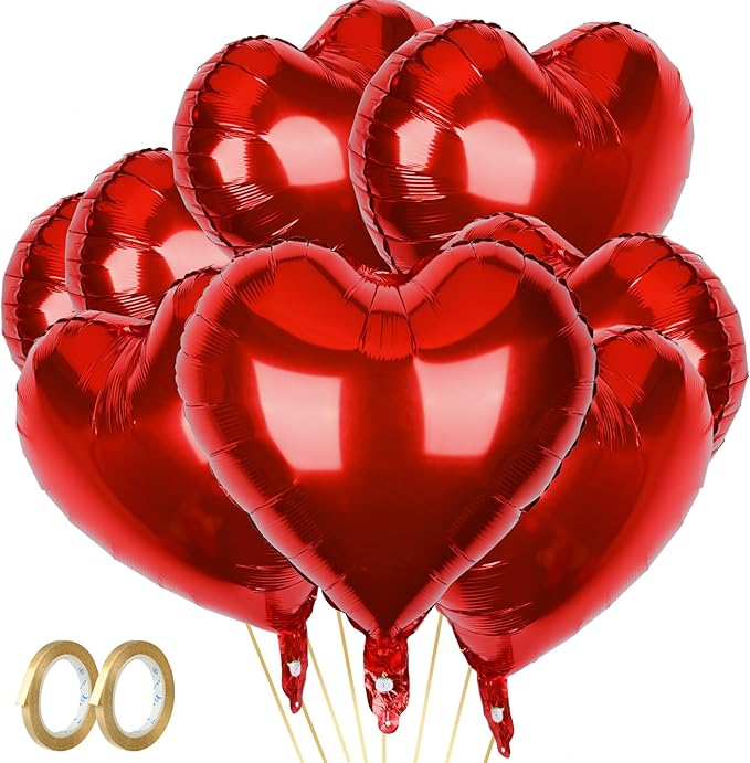 Red Heart Foil Balloon – 91.4 cm