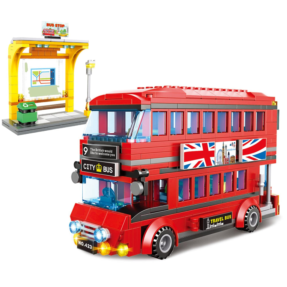 City Bus London Set Building Block Set – 488 Pcs - Toys - OKO