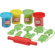 Art Craft Alphabet Play Dough Set - 4×56g
