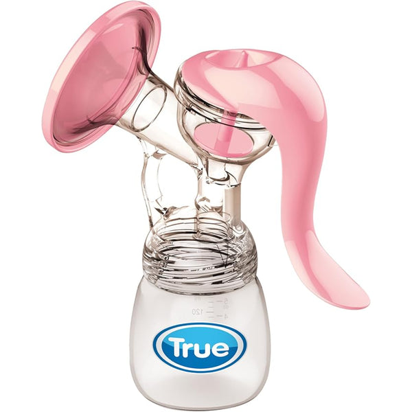 True Gold Manual Breast Pump – Pink
