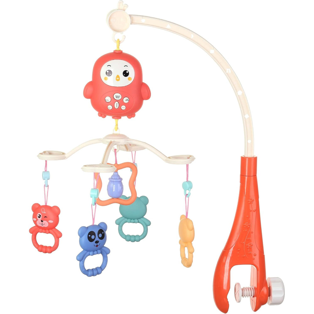 Baby Bed Bell Musical Toy with Remote Control – Salmon - Baby Essentials - OKO