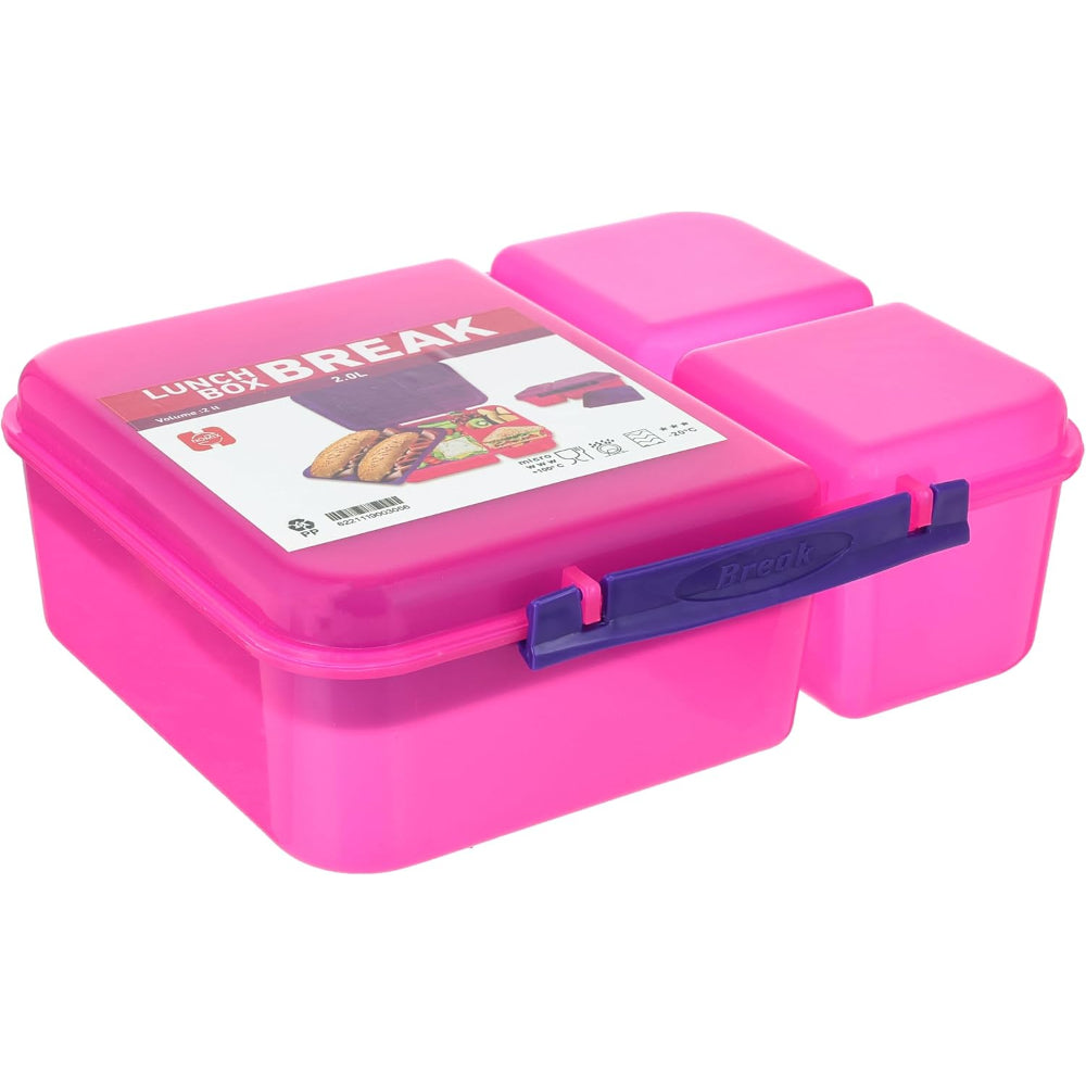 Nomix Lunch Box Break 2L – Pink