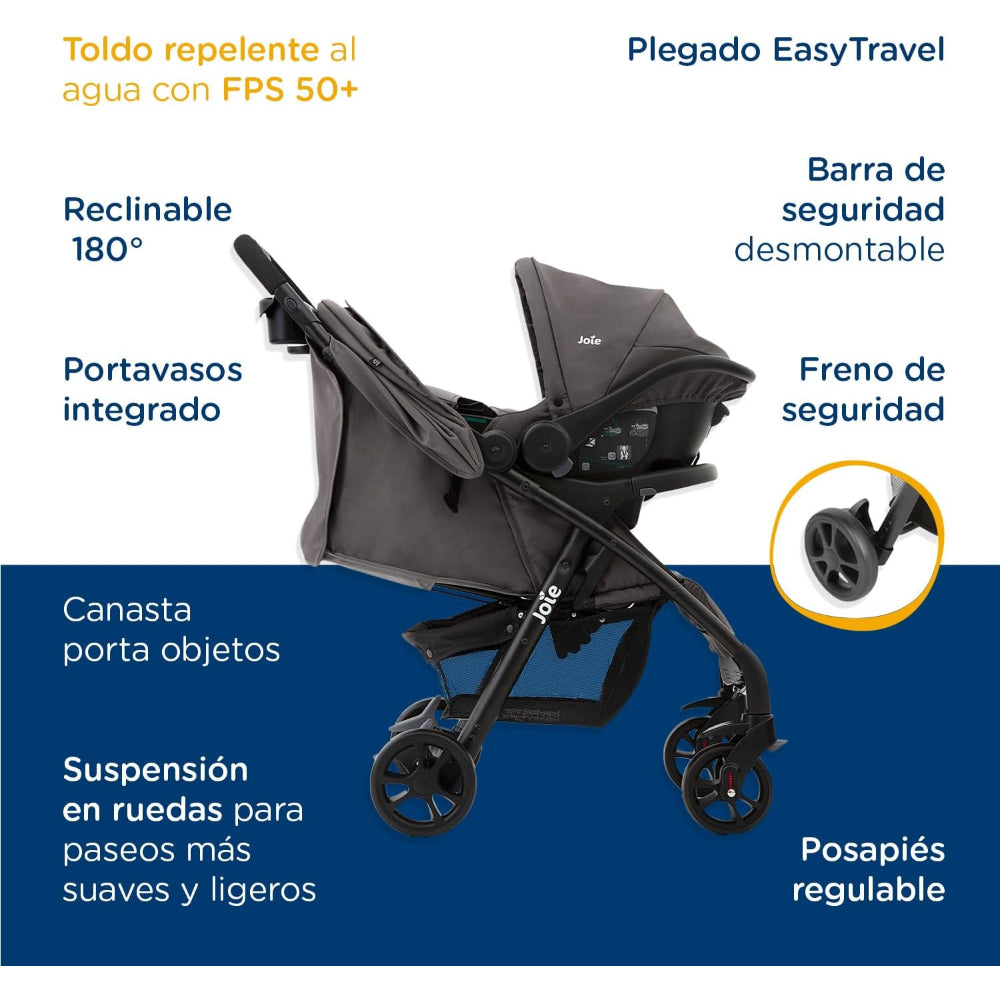 Joie Muze LX Travel System – Thunder