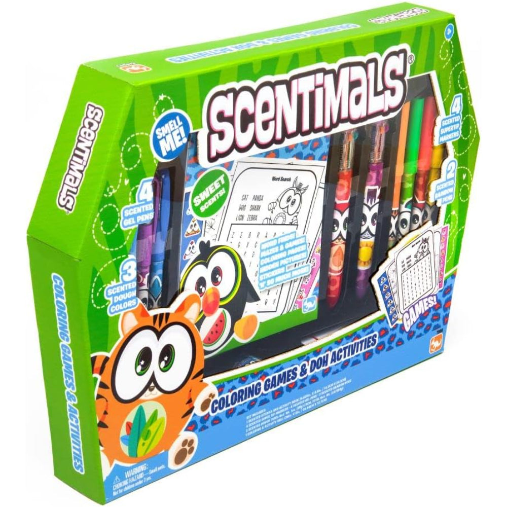 Scentimals Coloring Games & Doh Activities