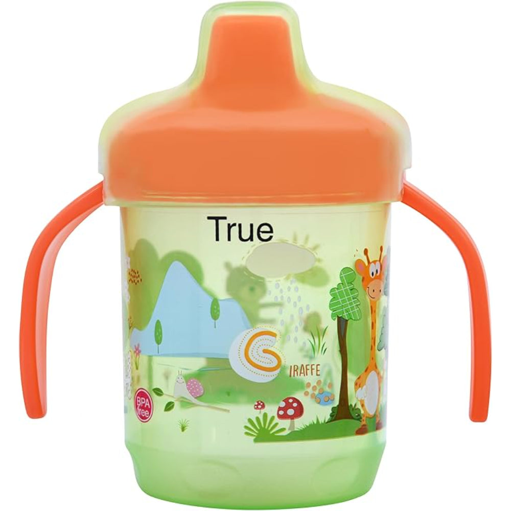True Non-Spill Hard Spout Cup with Handle 260ml – Green