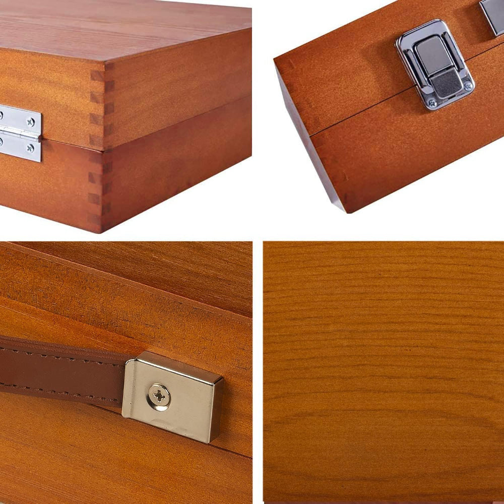 Wooden Box: Drawing & Painting Set – 174 Pcs