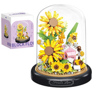 Sunflower-Shaped Building Blocks – 558 Pieces