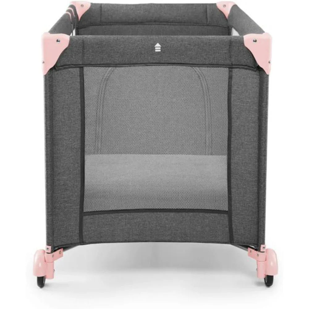 Kinderkraft Joy Folding Bed - Pink