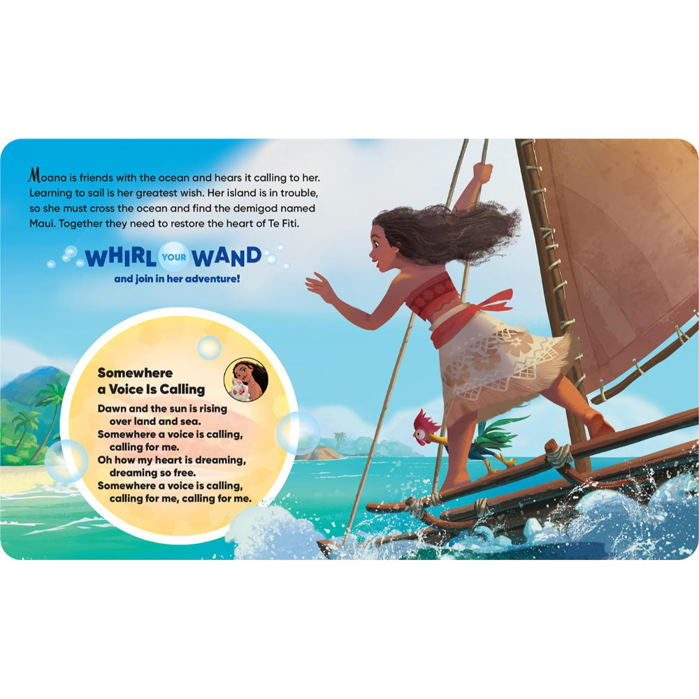 Disney Princess: Make a Wish Book and Musical Bubble Wand Sound Book Set