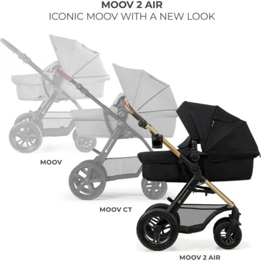Kinderkraft Travel System Stroller With Flip Arm Moov2 Air - (3in1)