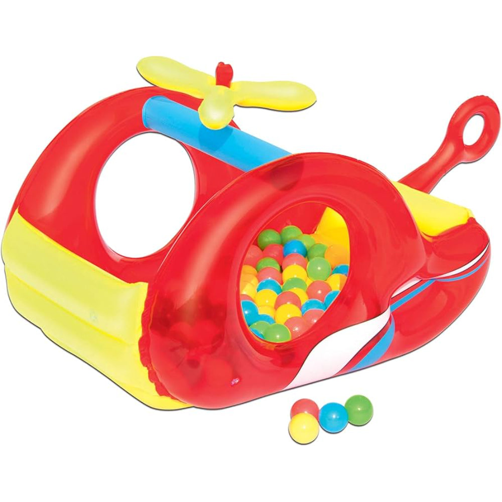 Bestway Helicopter Inflatable Ball Pit + 50 Balls