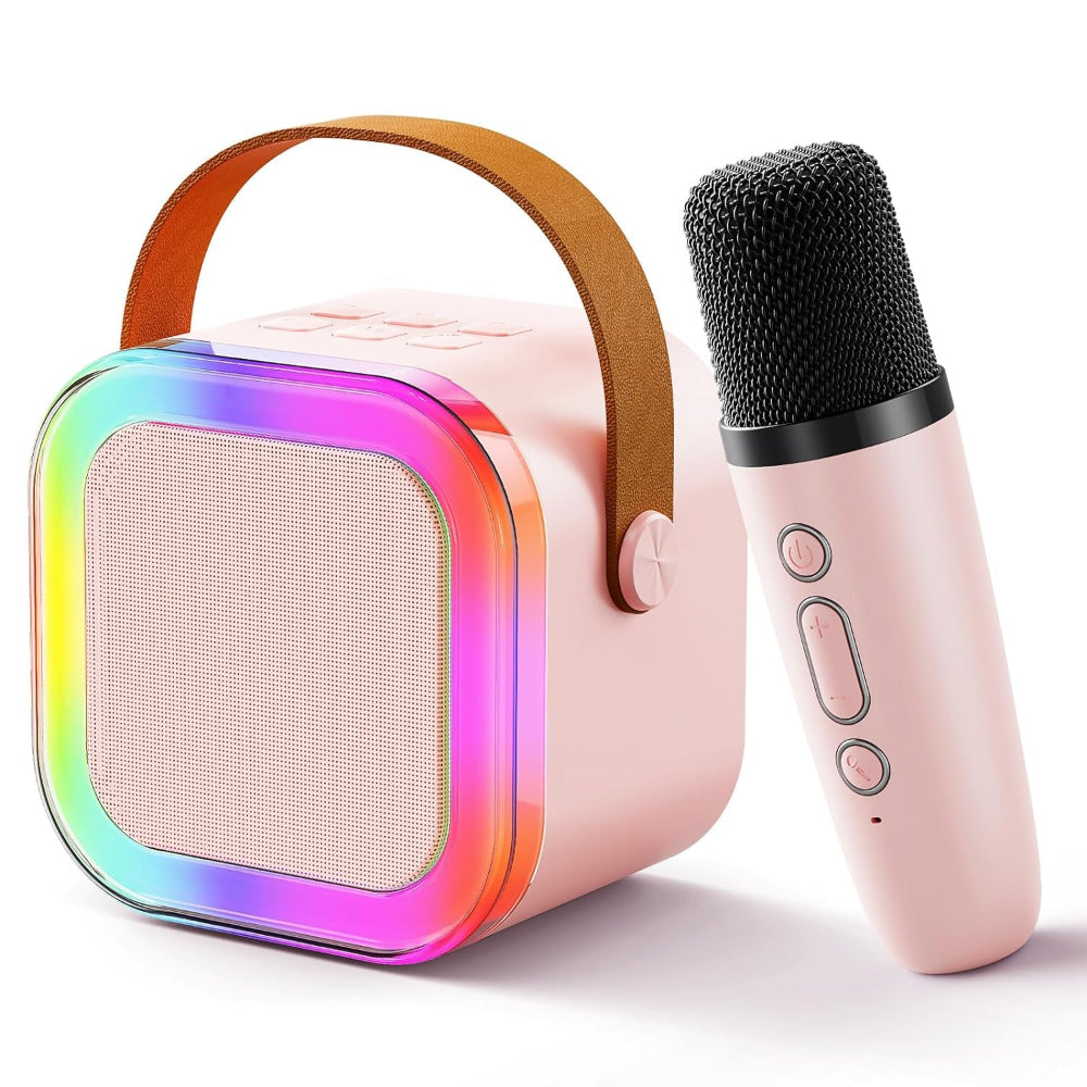 Smart Portable Speaker with Mic - Pink