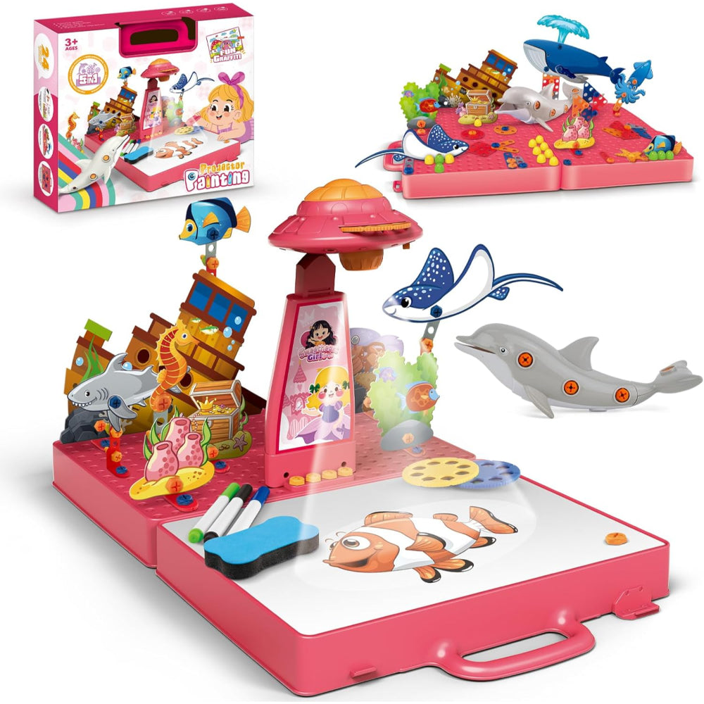 Fun Graffiti Projector Painting