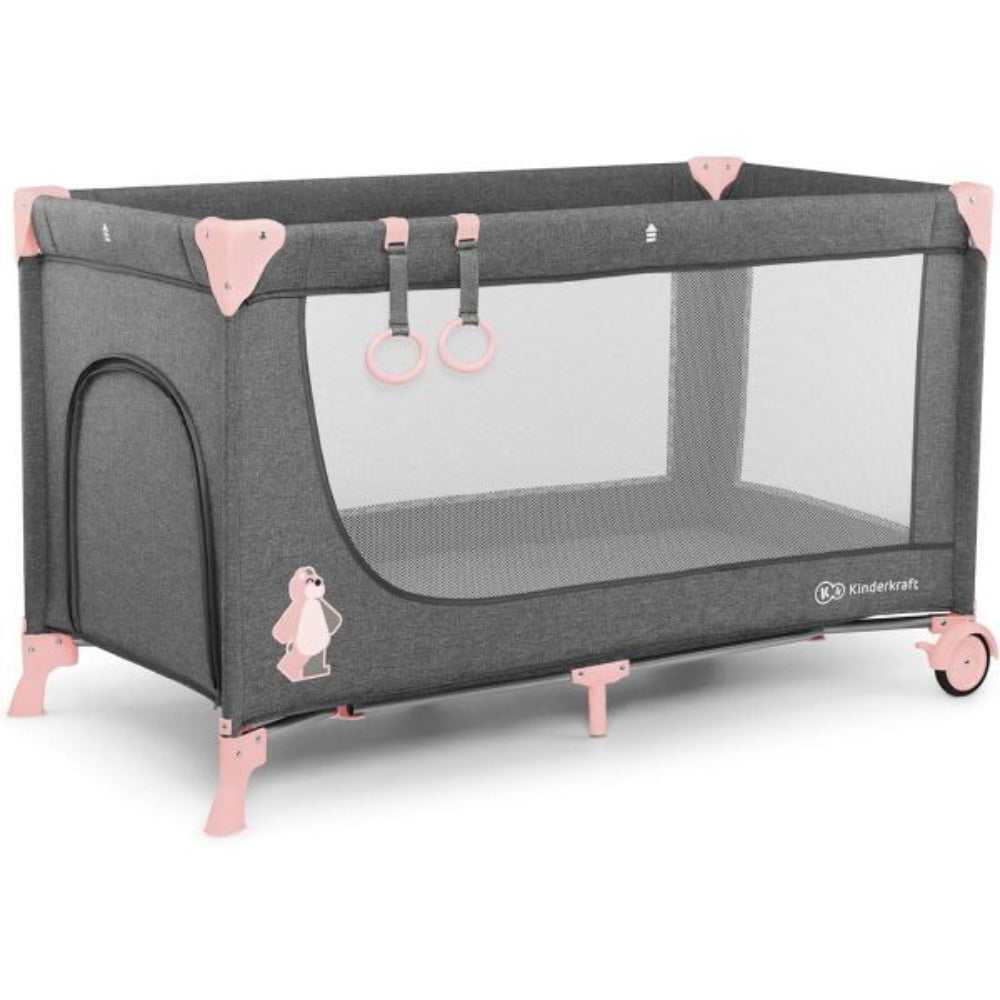 Kinderkraft Joy Folding Bed - Pink
