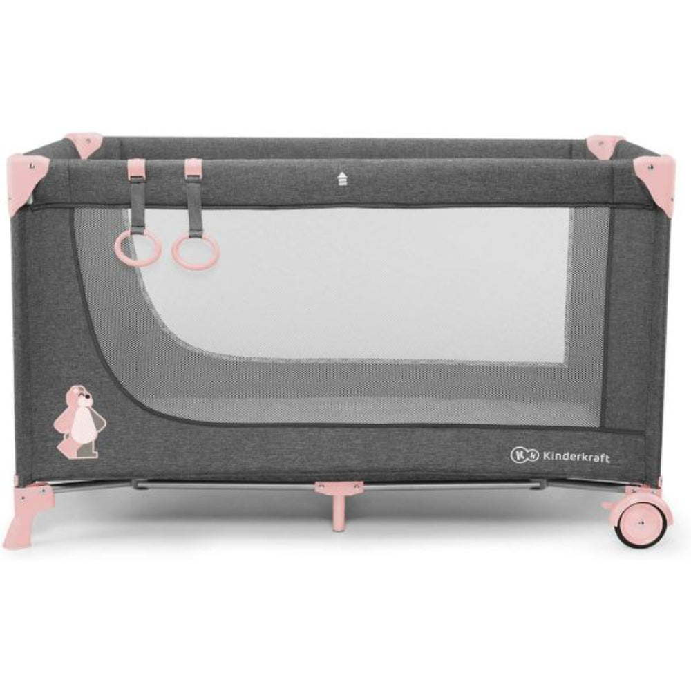 Kinderkraft Joy Folding Bed - Pink