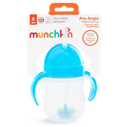 Munchkin Any Angle™ Click Lock Weighted Straw Trainer Cup 7 oz - Blue